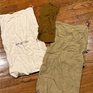 Sergio Rossi, Gucci and Bottega Veneta Dust Bags